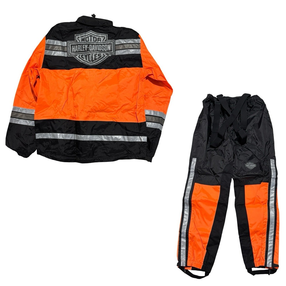 Harley Davidson Hi Visibility Reflective Riding Gear, Jacket & Pants Set Size M